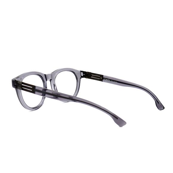 NEW IC! BERLIN GLEN GREY TRANSPARENT AUTHENTIC EYEGLASSES FRAME - Picture 7 of 13